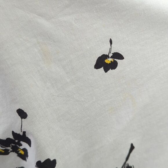 Vintage 1950s Georgiana Drop Waist A-Line Cotton Dress, With Rhinestones - Picture 16 of 16